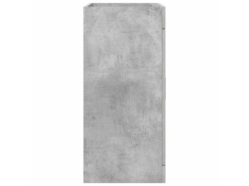  Meuble sous lavabo de salle de bain, commode gris béton shl5105  - Conforama E