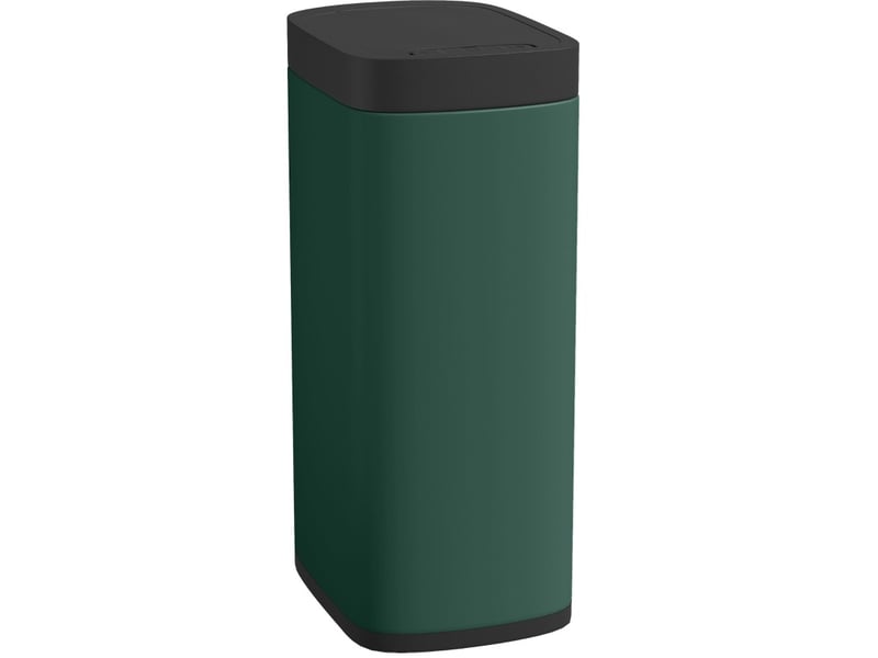  Poubelle de cuisine 50 l à capteur sans contact vert foncé  - Conforama A