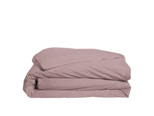 Housse de couette unie 140x200cm percale lilas