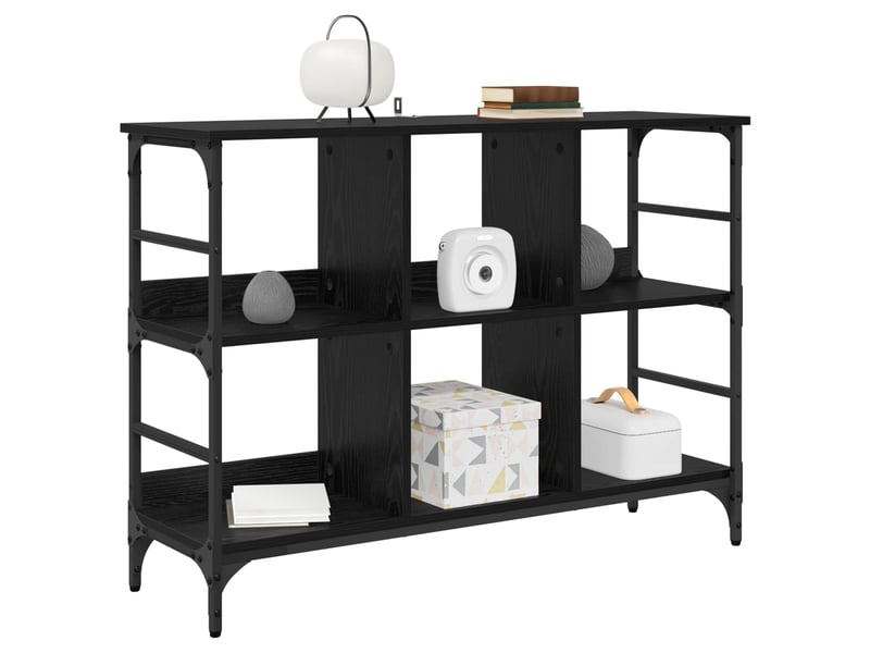  Buffet - bahut - meuble de rangement chêne noir 102 x 32 x 73,5 cm  - Conforama C