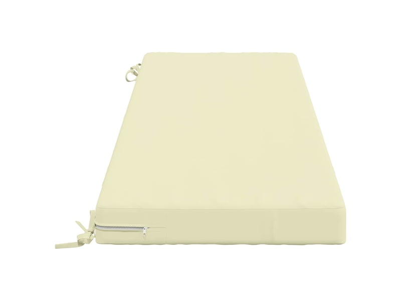Coussin de banc, coussin d'assise, coussin de canapé soest 100 % polyester crème 140 x 50 x 8 cm cf53219 - Conforama D