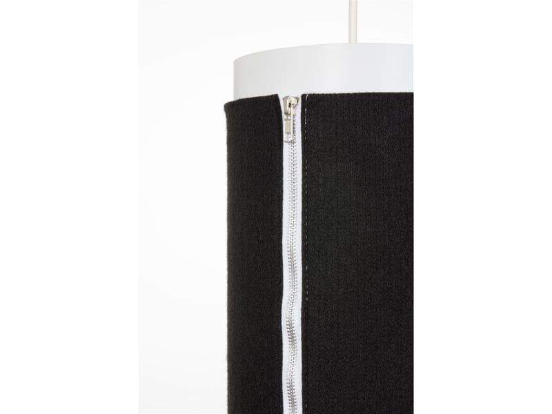  Lampe suspension en feutre zip star 40cm anthracite  - Conforama B