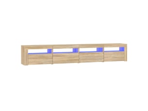 Meuble tv coloris marron 240 cm <strong></strong> <strong></strong>