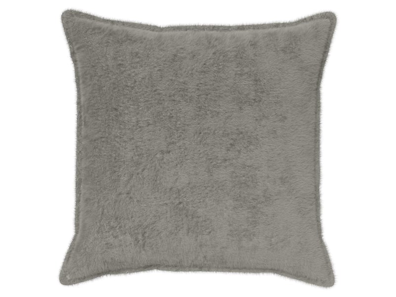 Lot de 2 housses de coussin houten gris clair 65 x 65 cm cf49314 - Conforama C