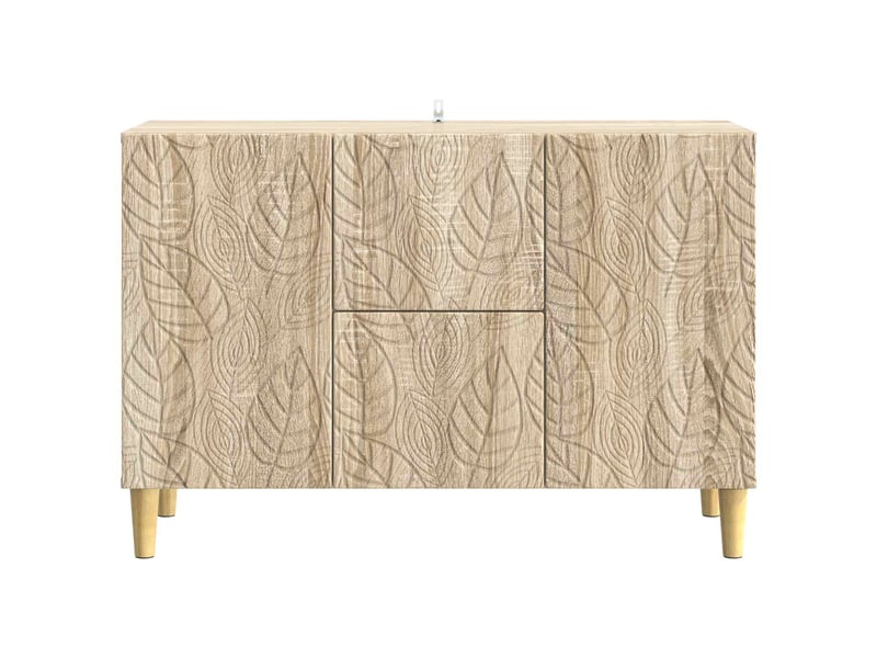  Buffet - bahut - meuble de rangement chêne sonoma 89 x 34,5 x 60 cm bois d'ingénierie  - Conforama E