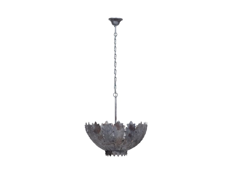  Lampe suspension en métal autumn leaves 77cm argent  - Conforama A