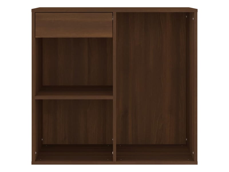 Armoire cosmétique, armoire de rangement chêne marron 80x40x75 cm bois d'ingénierie  - Conforama C
