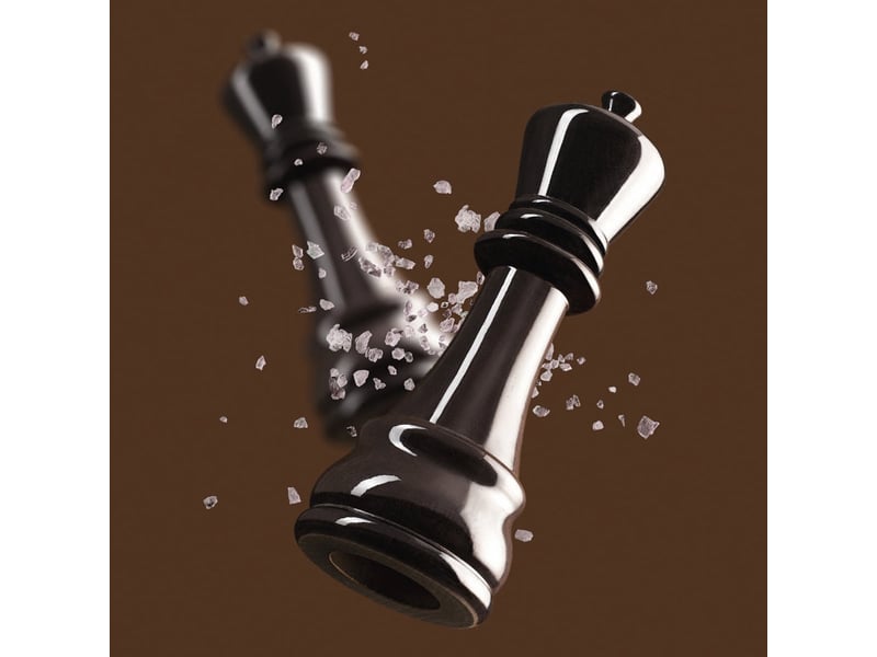 Moulin à épices de cuisine en bois re - noir - Conforama B