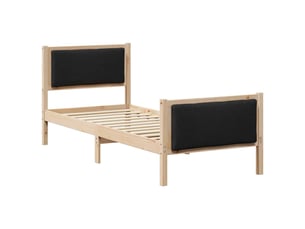 Lit simple 80x200 cm    coloris marron