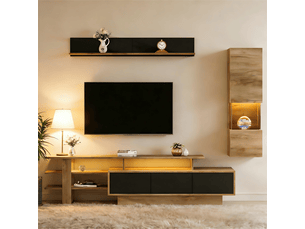 Meuble tv coloris bicolore 180 cm LPOSPI
