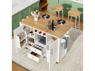 Ensemble table rectangulaire  0 chaise(s) 2 tabouret(s) inclu(s) <strong>STILVORA</strong> <strong></strong> 