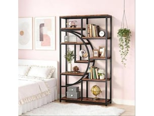 Bibliotheque coloris  bicolore 9 étagère(s) <strong>DESMIU</strong> <strong></strong> - 95 cm x 175 cm