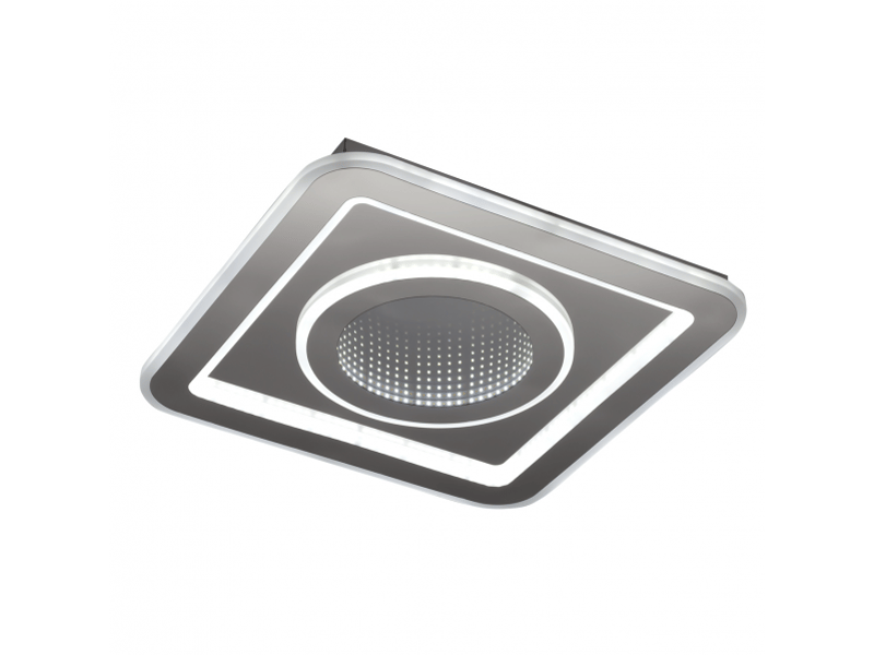  Plafonnier led fabrilamp bóveda blanc 80 w 11200 lm 3000-4000-6000 k 4.5x47.3x47.3 cm 99.SQ1 - Conforama A