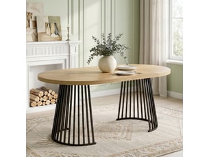 Table à manger extensible 100-138-176x100x76cm, pour 4 à 8 personnes, style minimaliste, chêne