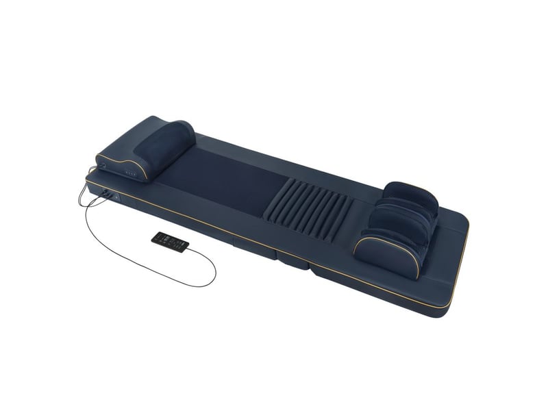 Tapis massage shiatsu compression d'air fonction chauffante medivon mv-yogapro - Conforama A