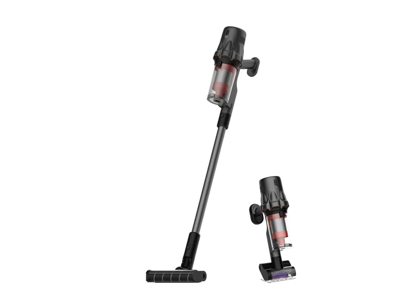  2-en-1 aspirateur balai t30w xt sans fil 450w45kpa 60min écran led nettoyage humide sèche 560ml220ml-anti-poil animal  - Conforama A