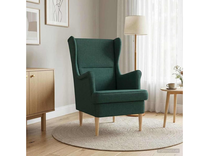 Vidaxl fauteuil vert foncé tissu - Conforama B