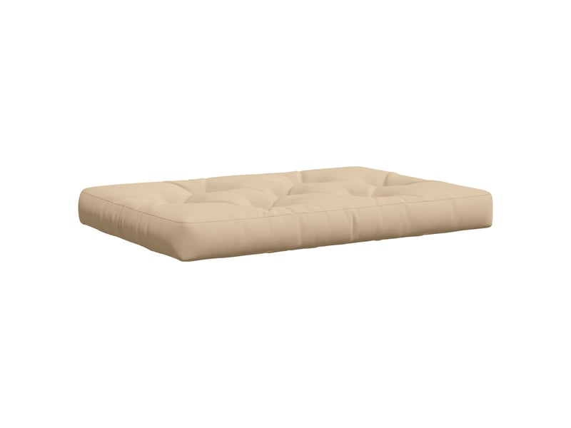  Coussin de siège en palette, coussin d'assise vianen 100 % polyester crème cf55882  - Conforama B
