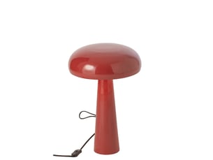 Lampe à poser en métal mirko 43cm rouge