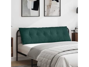 Coussin de dos, coussin de dossier vert foncé 160 x 19 x 50 cm tissu cf55080