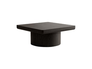 Table basse carré(e) coloris noir Fay Lum - 78 cmx78 cm