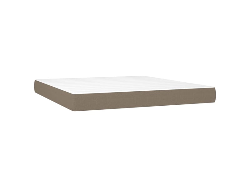  Matelas de lit à ressorts ensachés fermeté moyenne taupe 160x200x20 cm tissu  - Conforama A