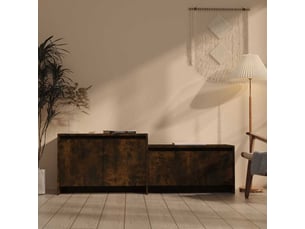 Meuble tv coloris marron 146.5 cm <strong></strong>  <strong></strong>