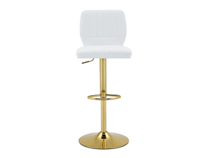 Fauteuil relax manuel pivotant    Simili blanc