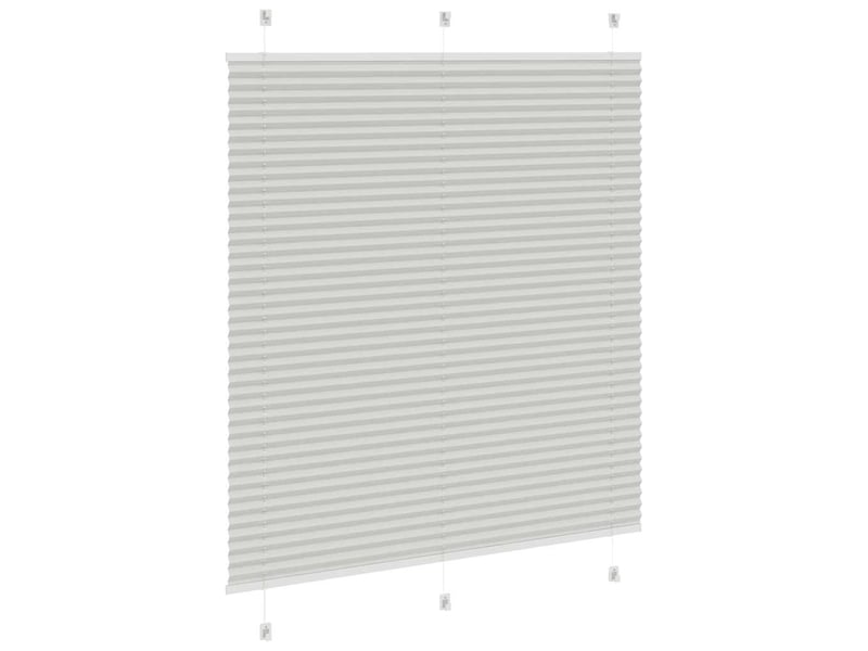  Store plissé, store de fenêtre gris clair 115x100cm largeur du tissu 114,4cm cf46877  - Conforama D