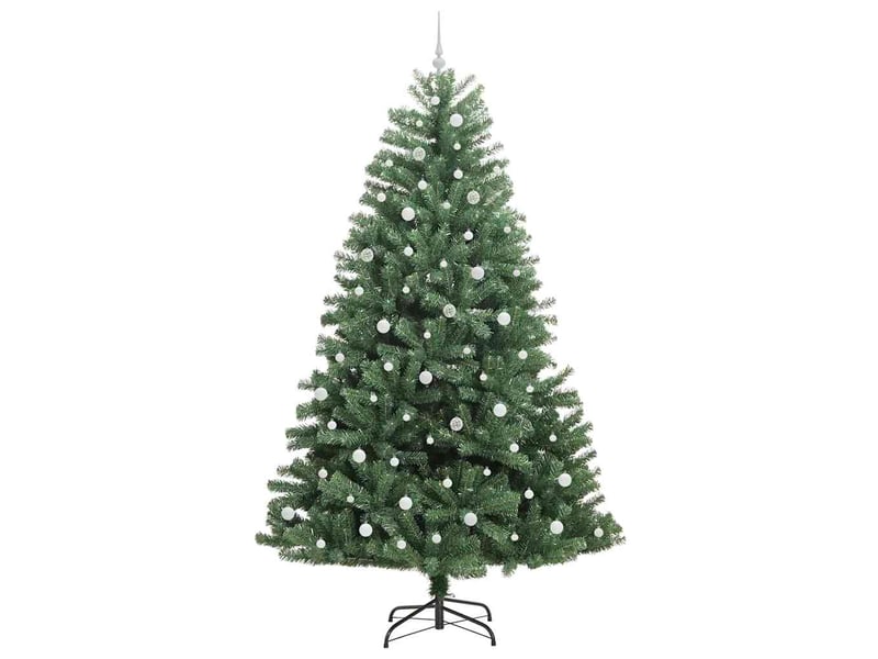 Sapin de noël - arbre de noël artificiel à branches articulées vert 240 cm  - Conforama D