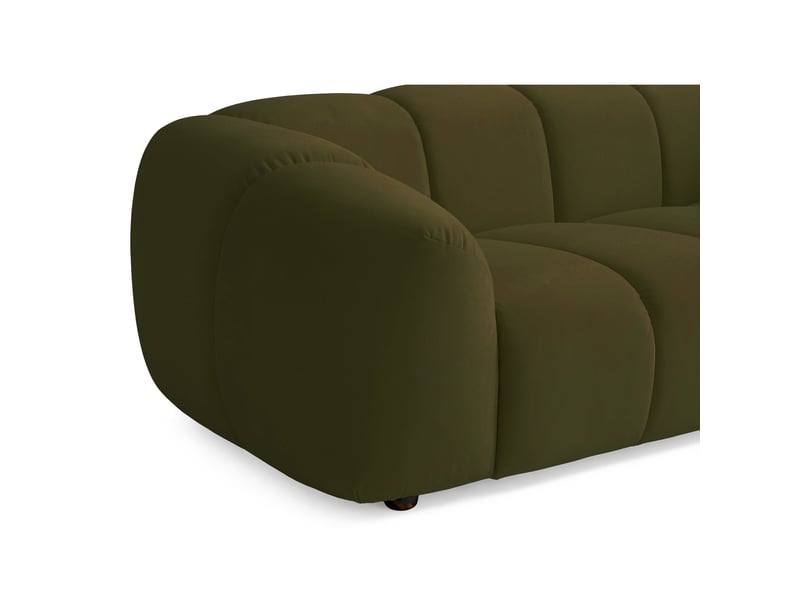  Selsey millma - canapé - 220 cm - velours vert Millma - Conforama E