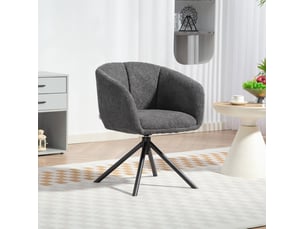 Fauteuil fixe pivotant <strong>HAUSS SPOLE</strong> <strong></strong> Polyester gris vendu A l'unité