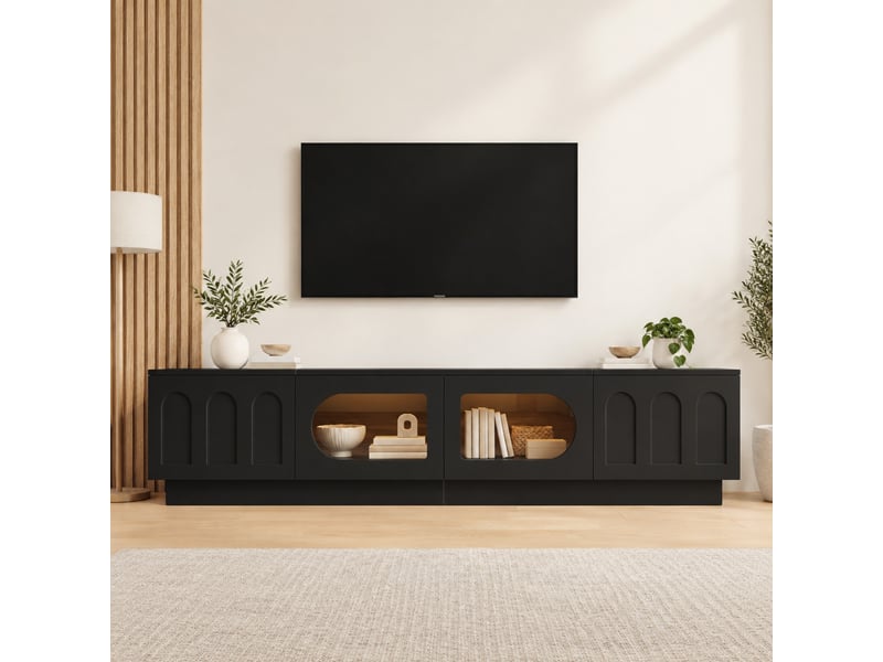  Lot de 6 chaises de salle à manger  en velours gris, pieds en chêne, dossier boutonné, style lounge  - Conforama C