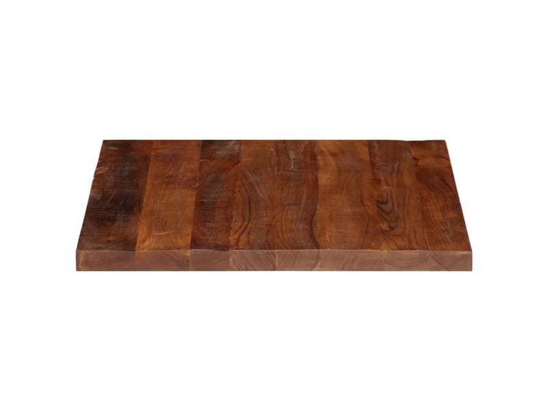  Vidaxl dessus de table 80x80x2,5 cm carré bois massif de récupération  - Conforama E