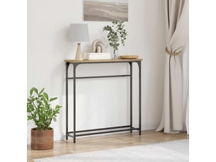 Console 0 tiroir(s)  coloris marron <strong></strong> <strong></strong>