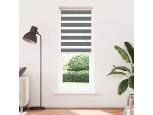 Store zèbre, store de fenêtre gris foncé largeur du tissu 70,9 cm polyester cf48622