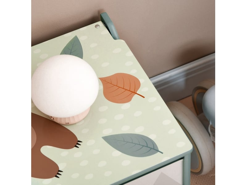  Coffre de rangement pour jouets enfant 60 x 37 x 39 cm – vert – couvercle à charnière de sécurité  - Conforama D