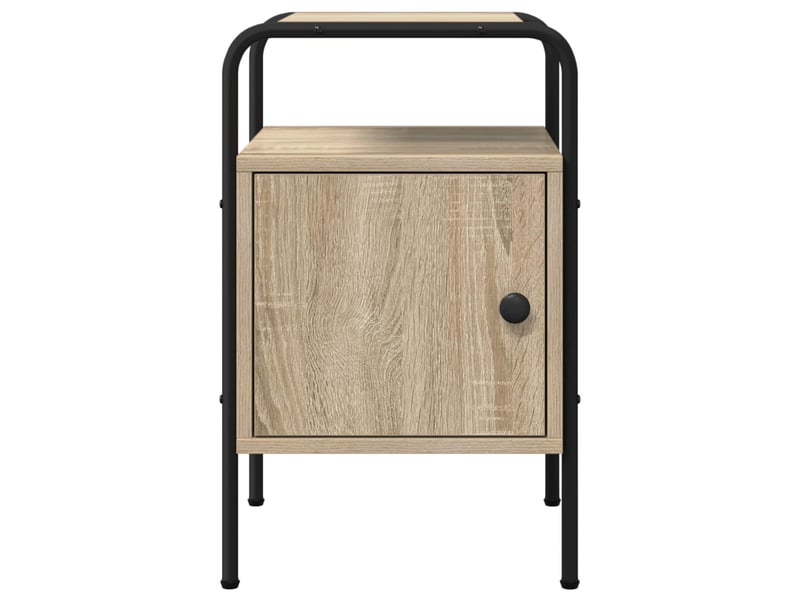  Table de chevet - cabinet de chevet - table de nuit chêne sonoma 35 x 36,5 x 56 cm  - Conforama D