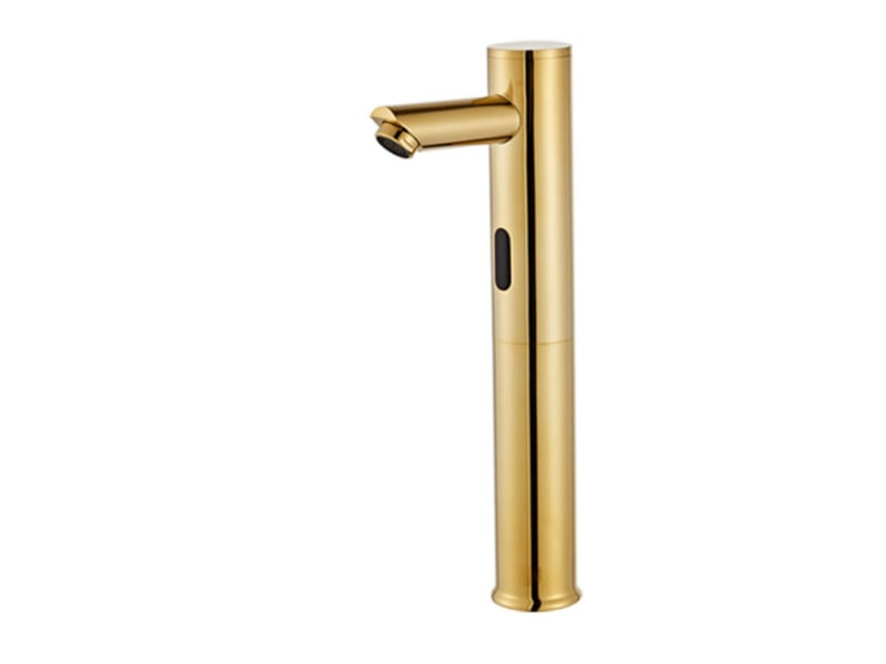 Robinet lavabo infrarouge 019 scamandre doré brossé | hudor - Conforama A