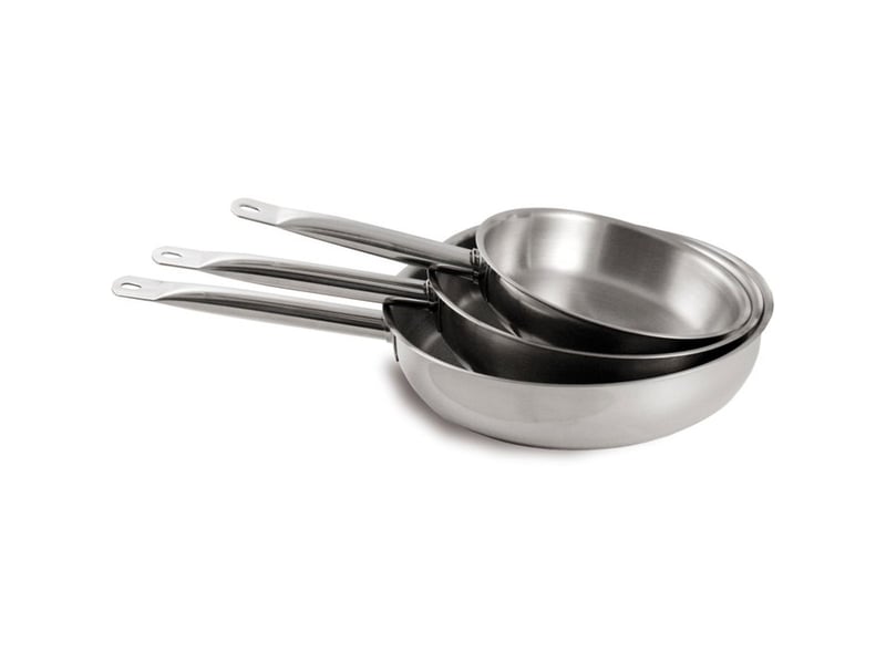  Poele sauteuse baumalu inox 32 cm pro induction, manche fixe 340530 - Conforama D