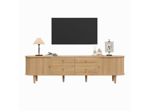 Meuble tv coloris naturel 180 cm <strong></strong> <strong>Fay Lum</strong>