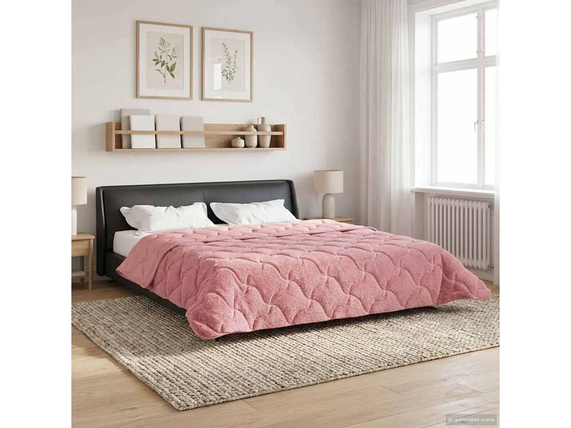  Duvet d'hiver - couette 200 x 200 cm hiver - couette rose respirant  - Conforama B