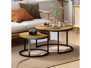 Table basse coloris marron HOMCOM