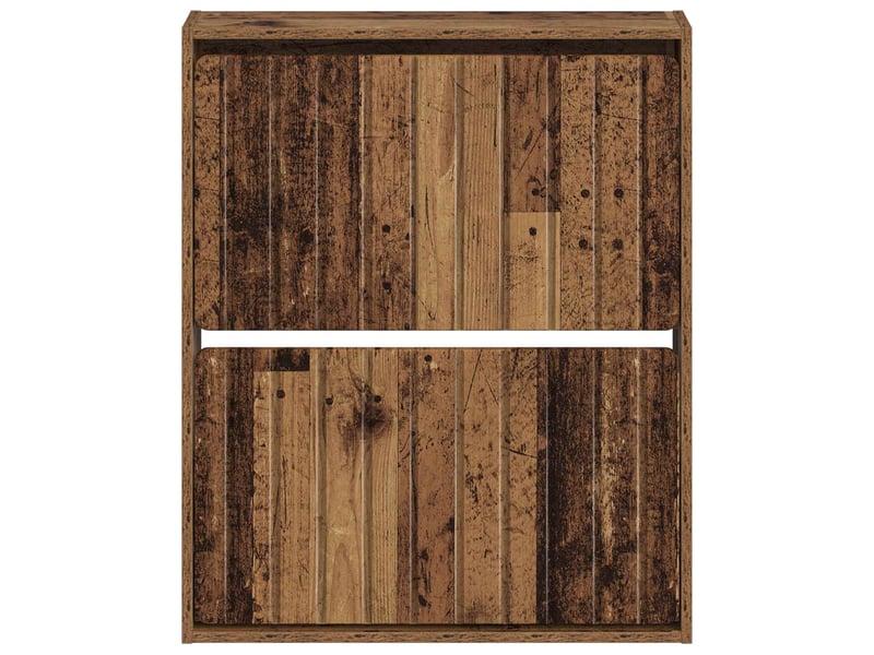  Meuble à chaussures mural, armoire à chaussures zwolle 71x17x86 cm bois ancien  - Conforama D