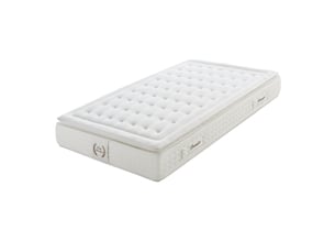 Matelas 105x200 cm MOONIA Ressorts + mémoire de forme soutien Ferme épaisseur 30 cm
