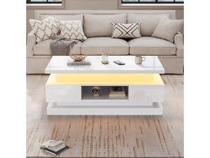 Table basse  coloris blanc <strong></strong> <strong></strong>