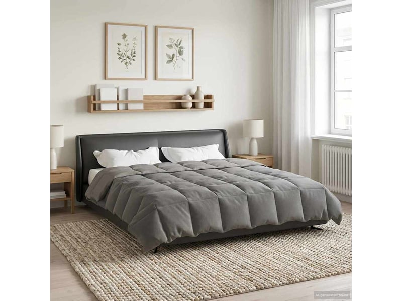  Duvet d'hiver - couette 200 x 220 cm hiver - couette microfibre (100% polyester)  - Conforama D