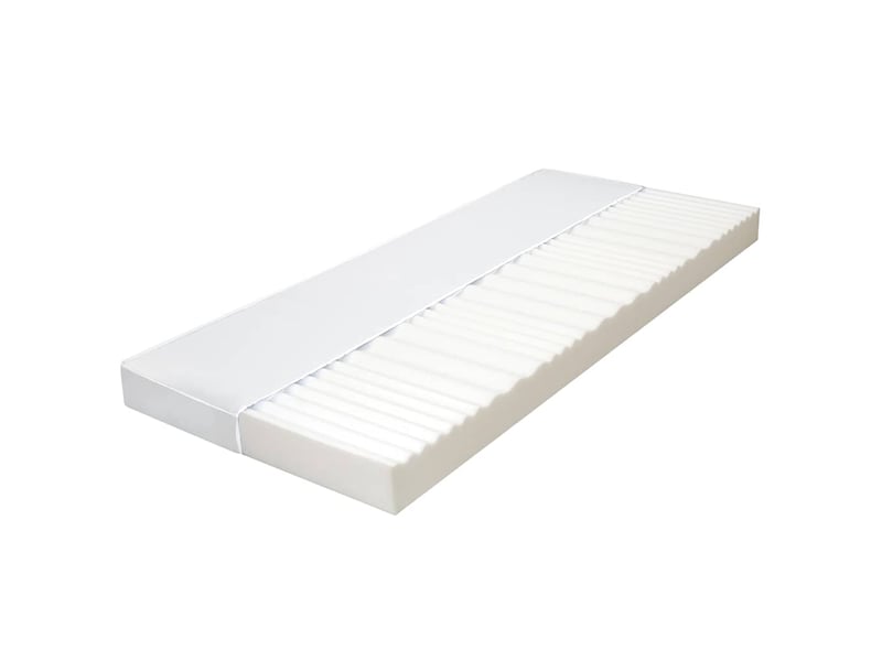  Matelas 100x200 cm 7 zones mousse pu 10 cm h2 h3  - Conforama B