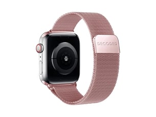 Bracelet pour apple watch 38 , 40 , 41 , 42 mm modèle milan traction v2 decoded rose