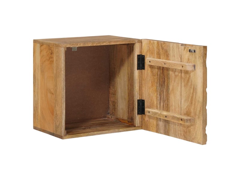  Table de chevet - cabinet de chevet - table de nuit faite main marron teck 40x30x40 cm  - Conforama A